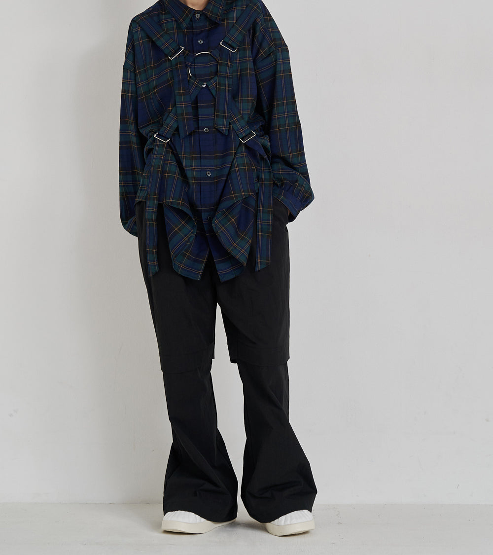 2-ZIP BONTAGE WIDE PANTS – seesew