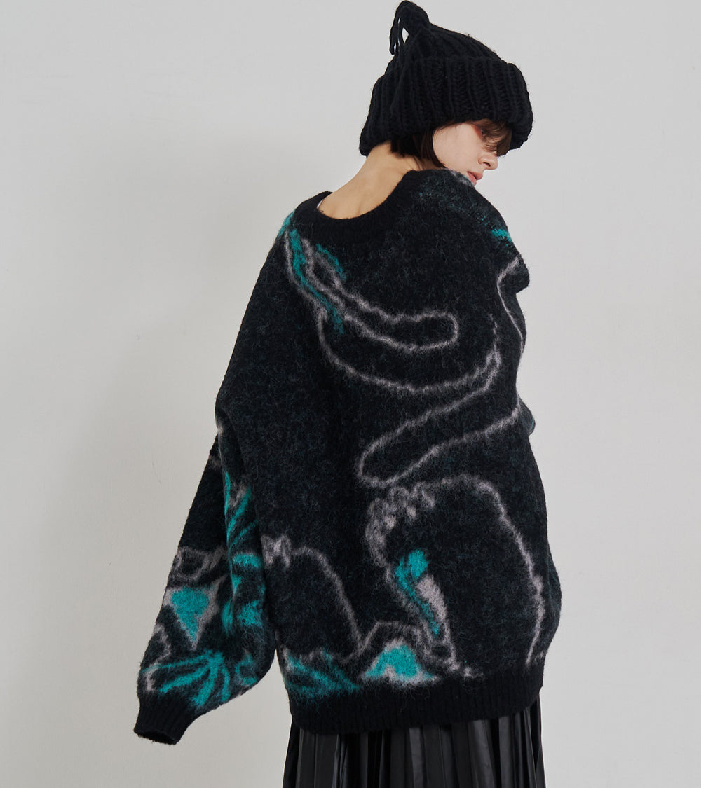 【一部予約】NEKOMATA SHAGGY KNIT