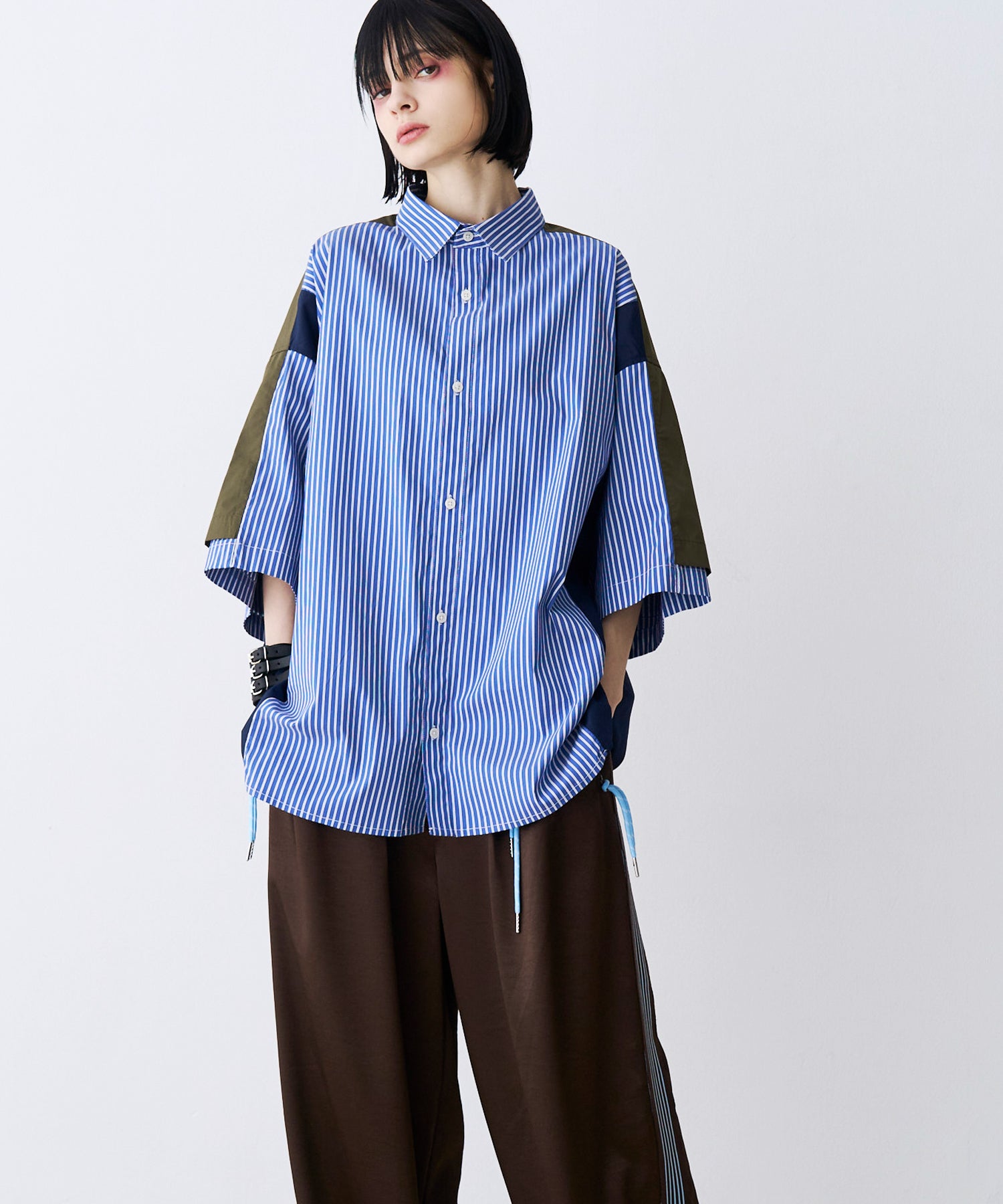 予約商品】FAKE BLOCKING H/S SHIRTS – seesew