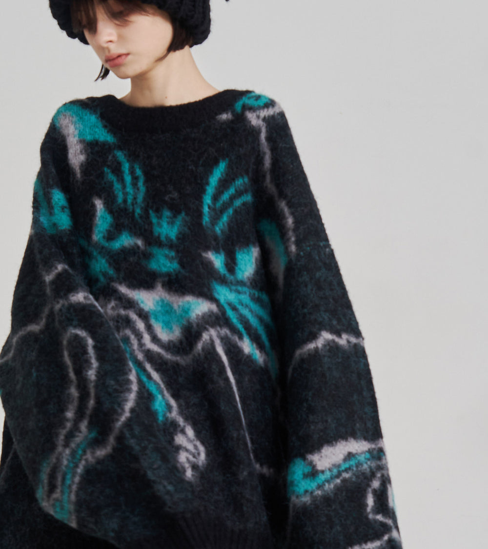 【一部予約】NEKOMATA SHAGGY KNIT