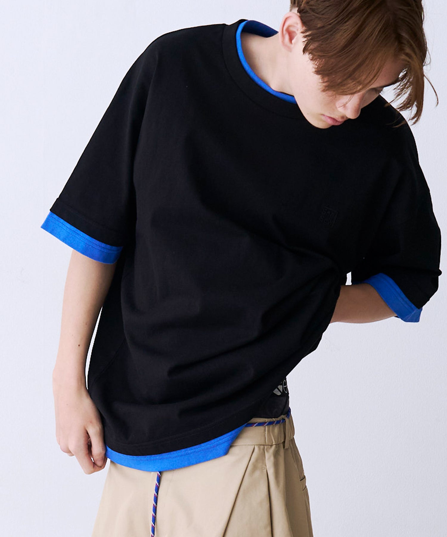 FAKE LAYERD LOGO TEE – seesew