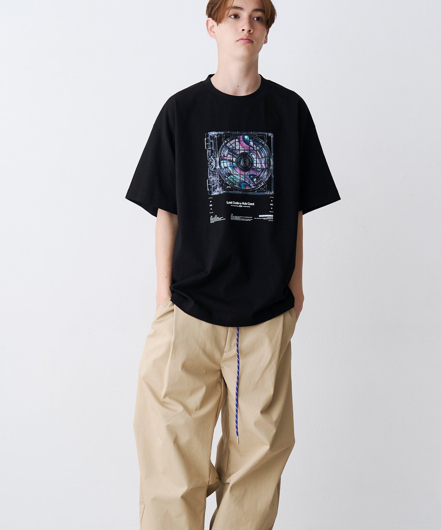 【SALE】CORD DISC PRINT TEE