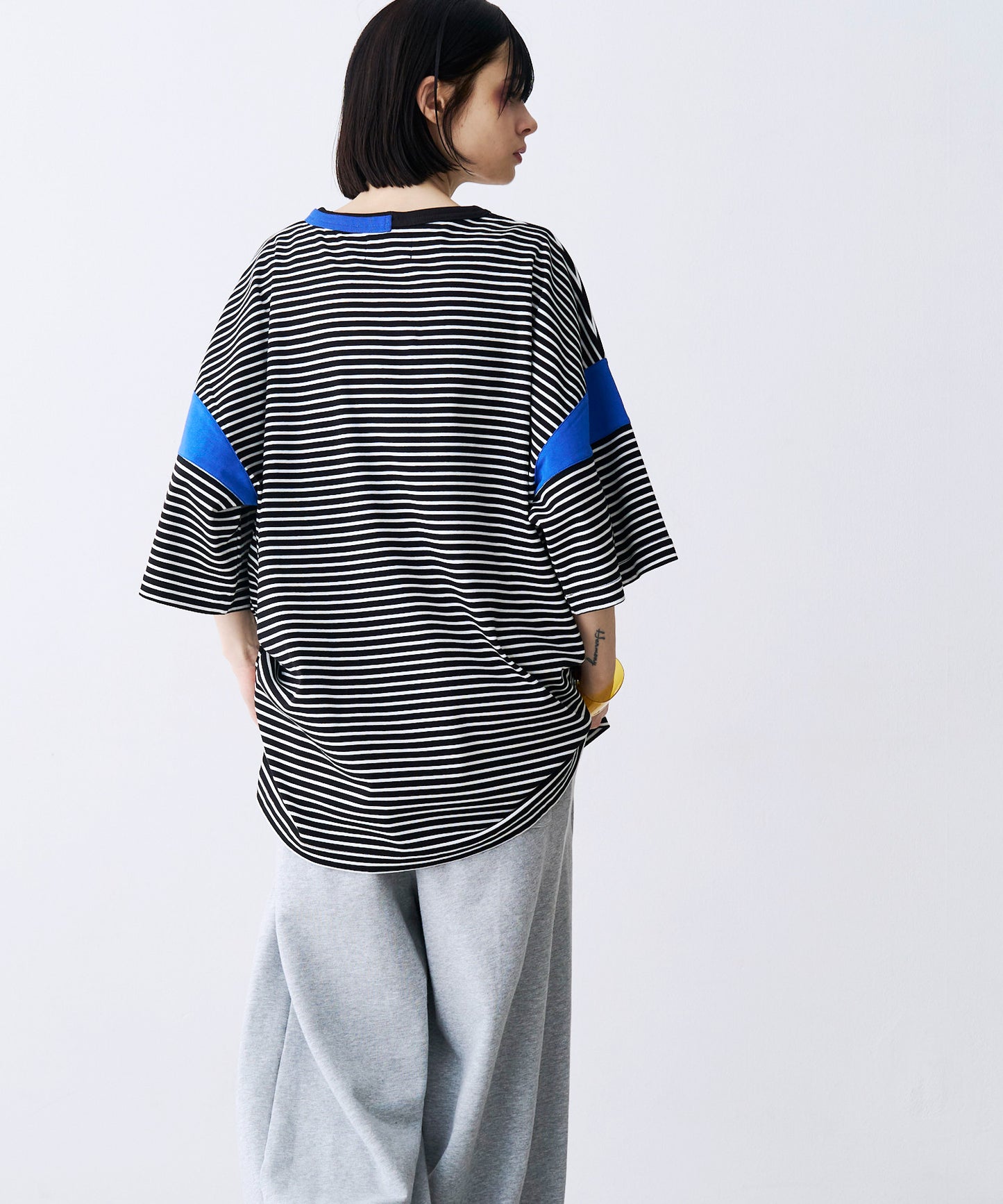 【一部予約】BLOCKING BORDER TEE