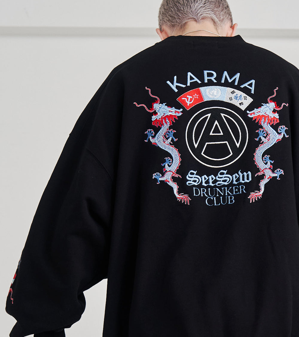 ORIENTAL EMBROIDERY SWEAT