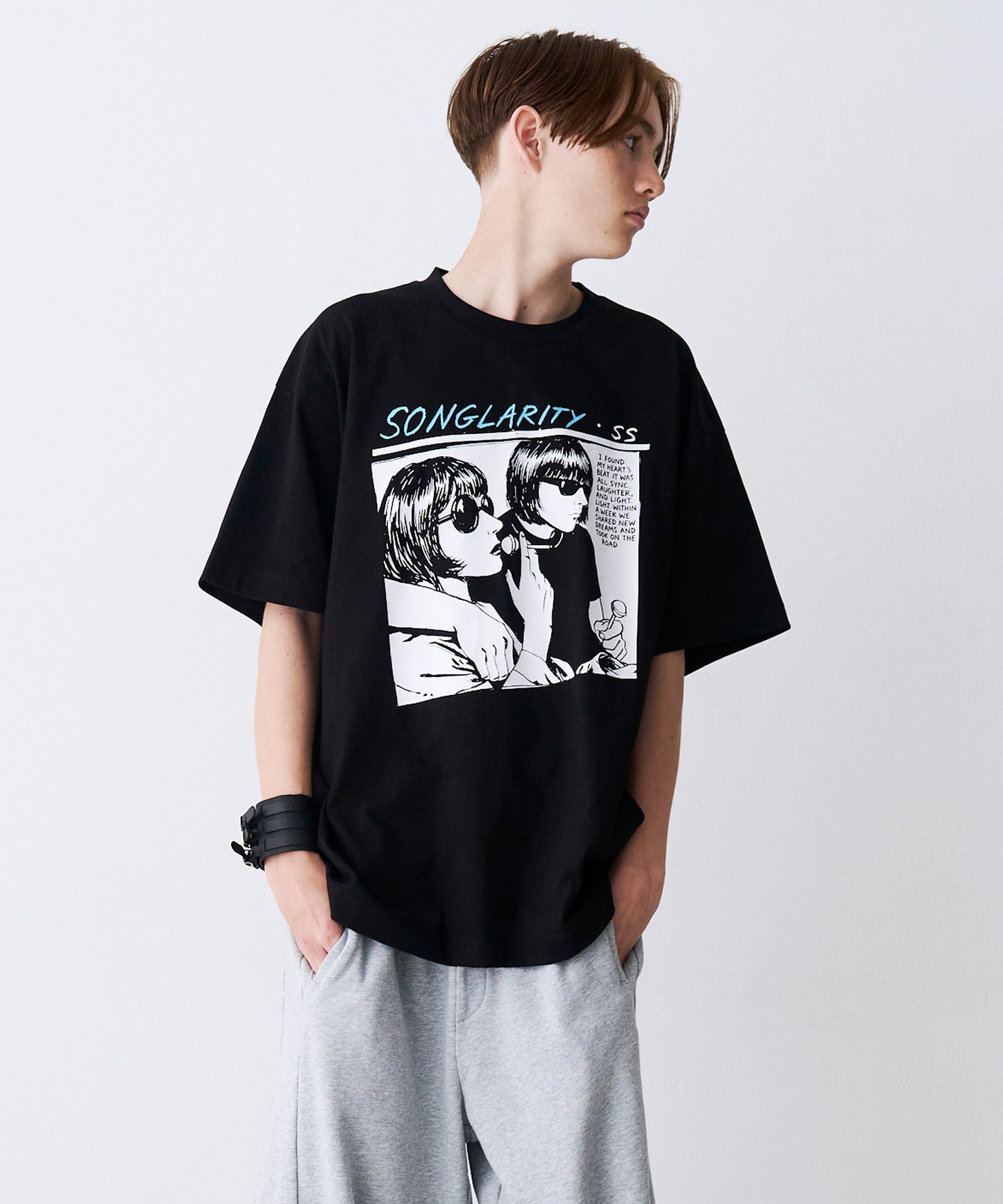 【SALE】HAND DREW PRINT TEE