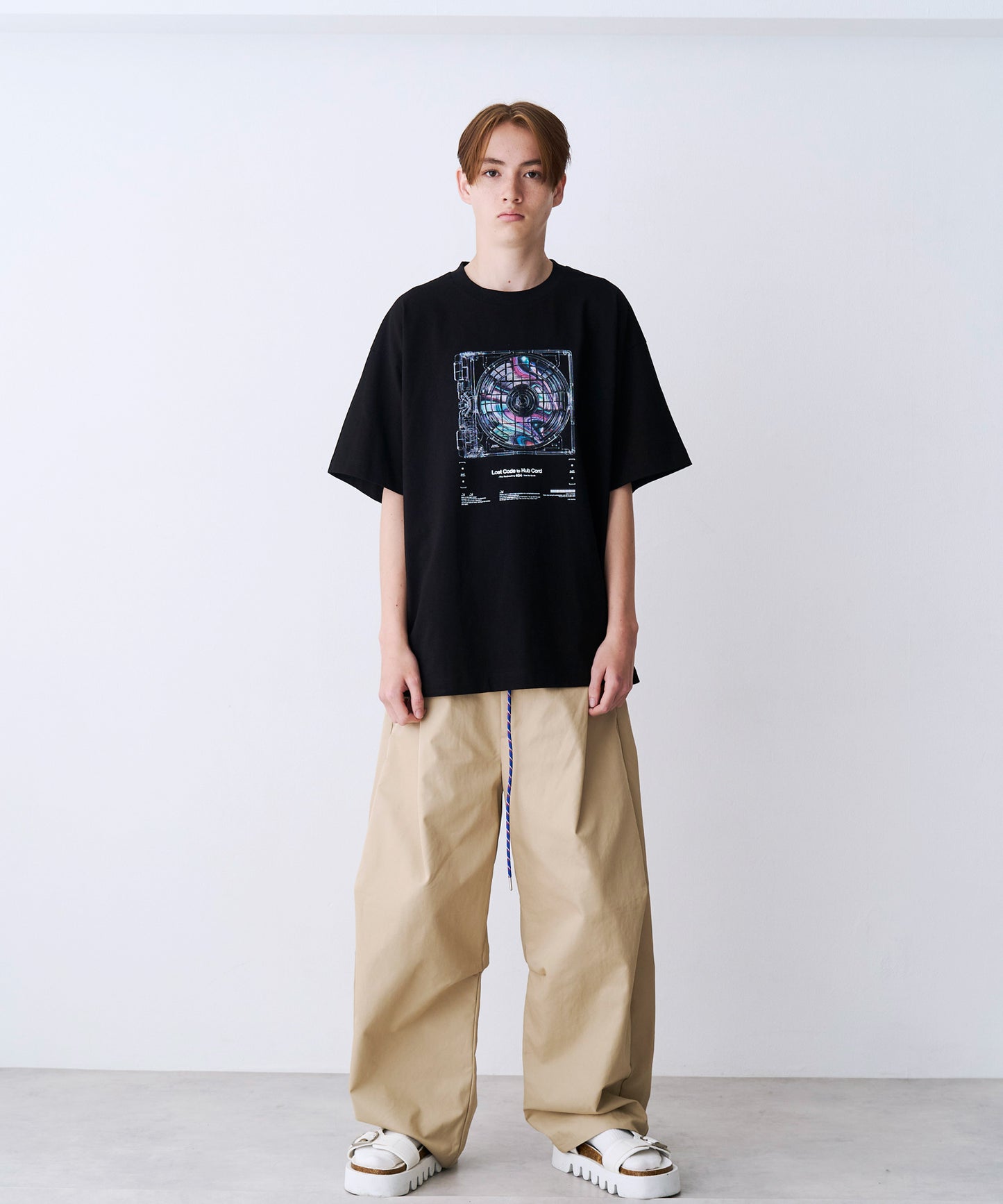 【SALE】CORD DISC PRINT TEE