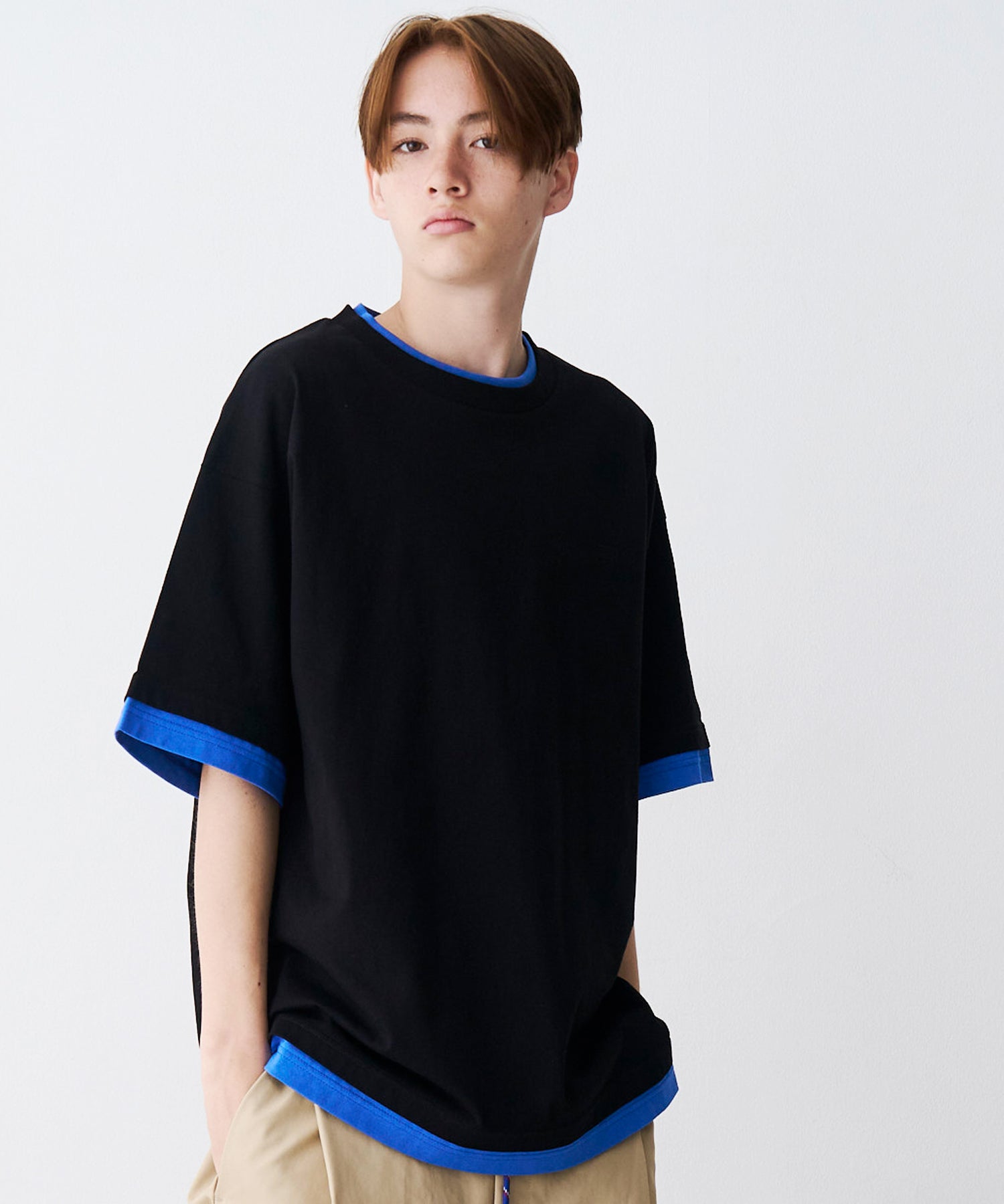 FAKE LAYERD LOGO TEE – seesew