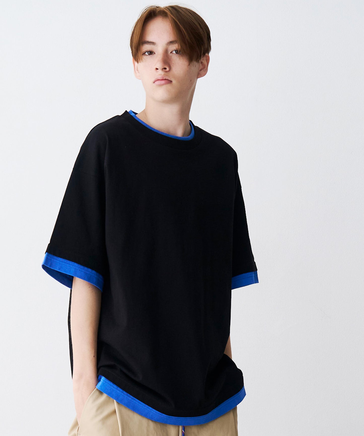 FAKE LAYERD LOGO TEE