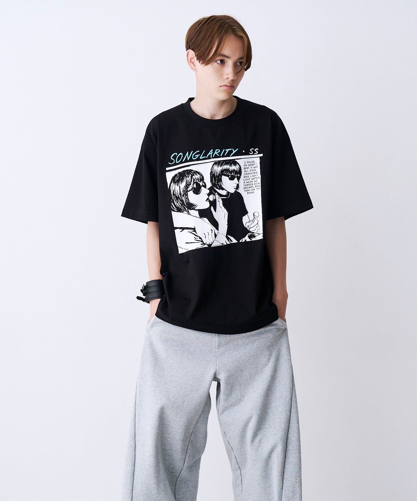 【SALE】HAND DREW PRINT TEE