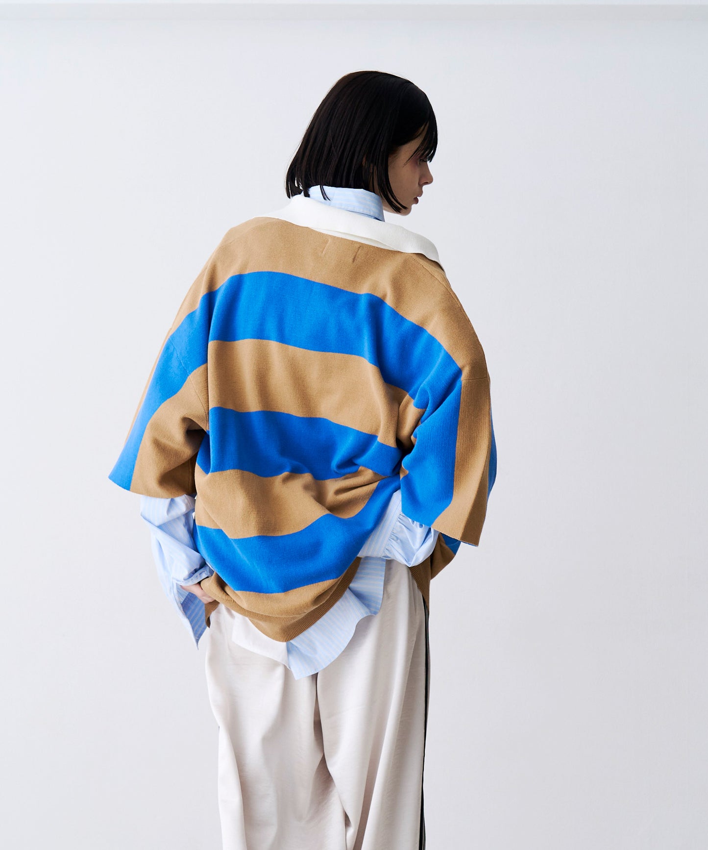 OVER RUGGER KNIT POLO