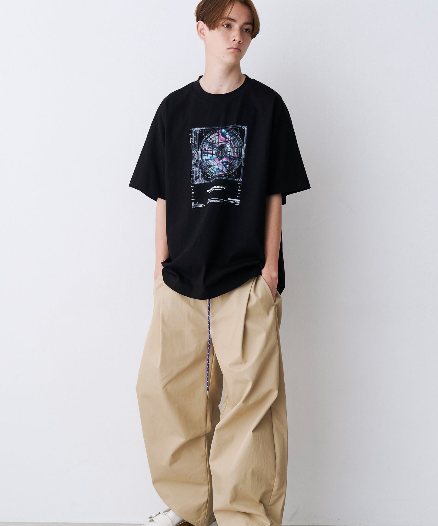 【SALE】CORD DISC PRINT TEE