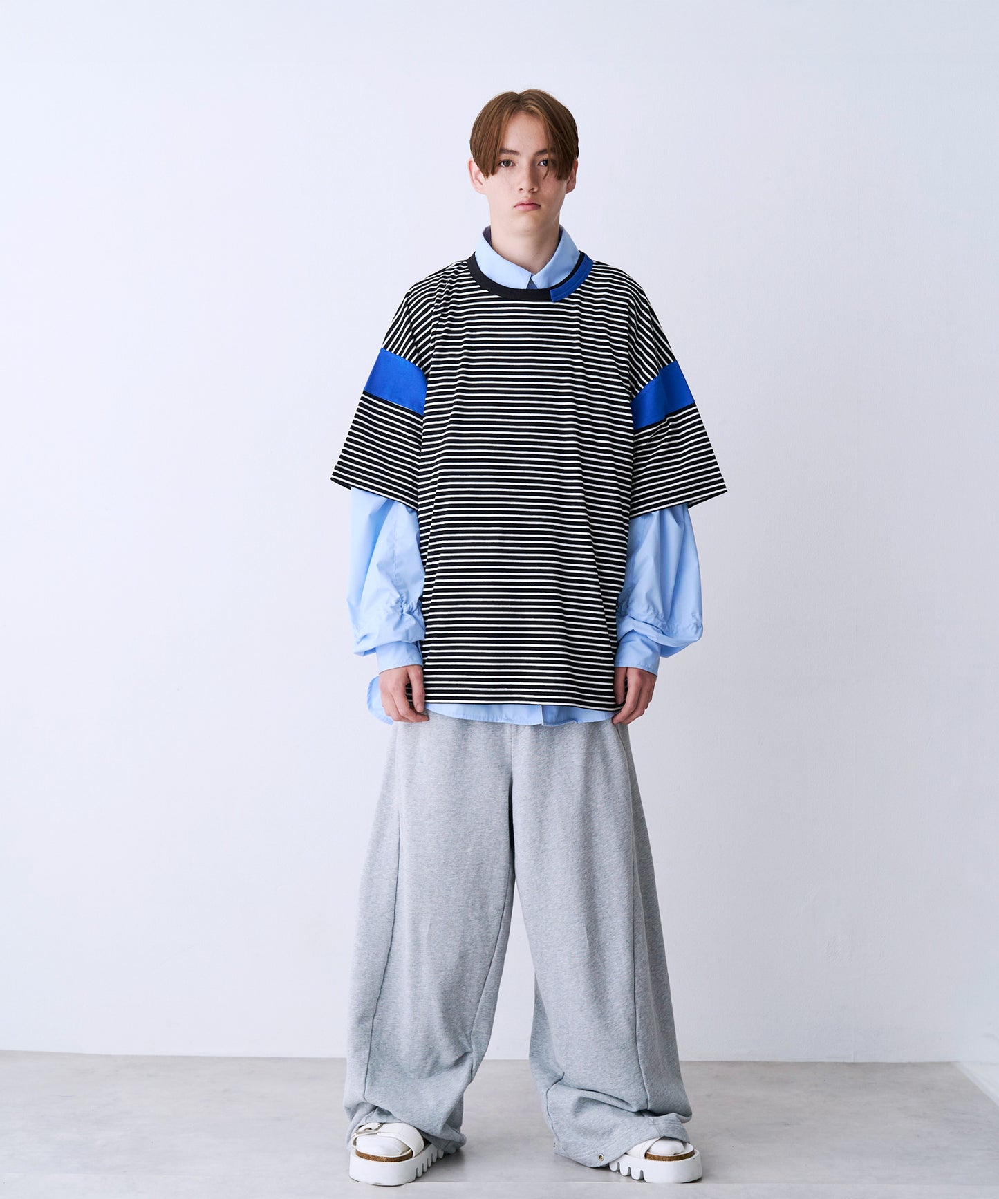 【一部予約】BLOCKING BORDER TEE