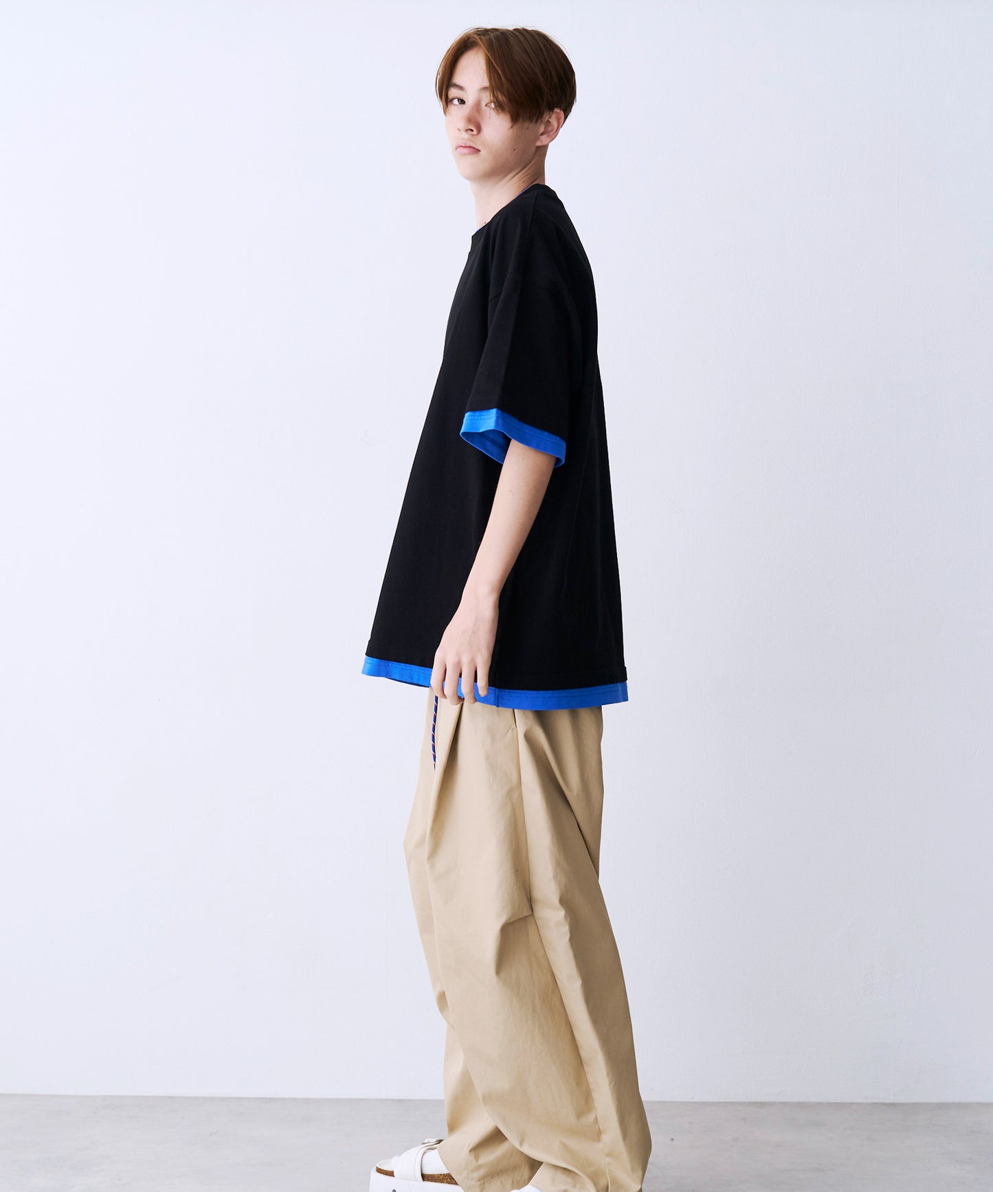 FAKE LAYERD LOGO TEE