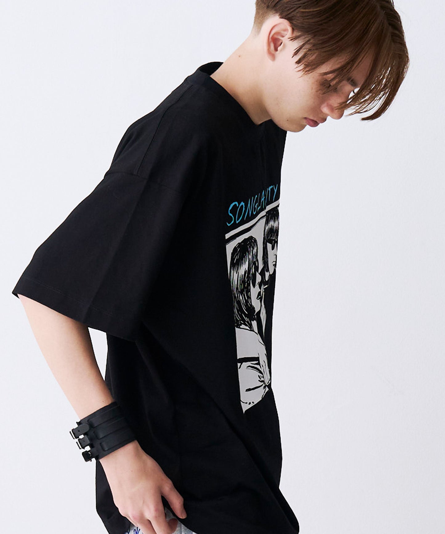 【SALE】HAND DREW PRINT TEE