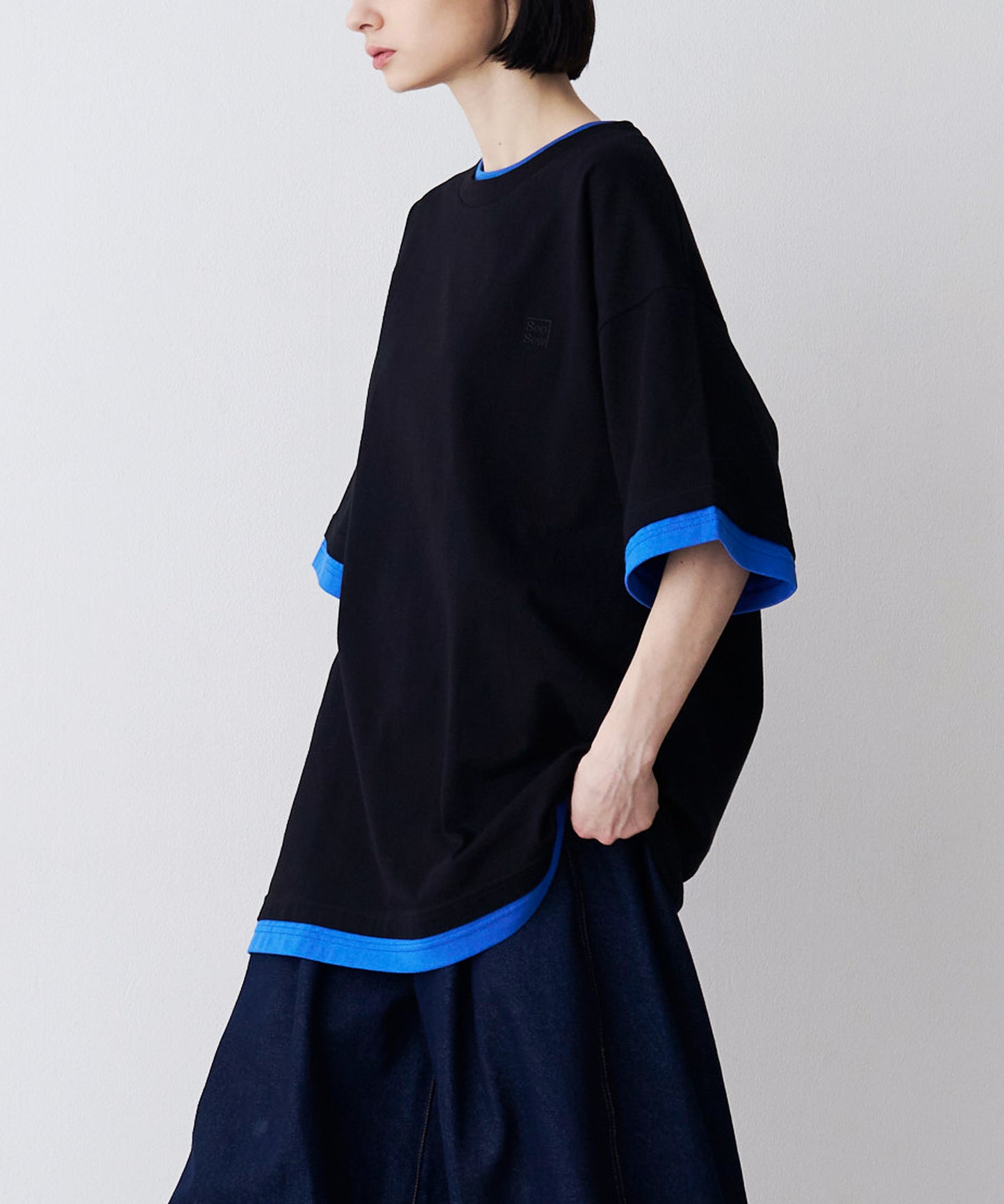 FAKE LAYERD LOGO TEE