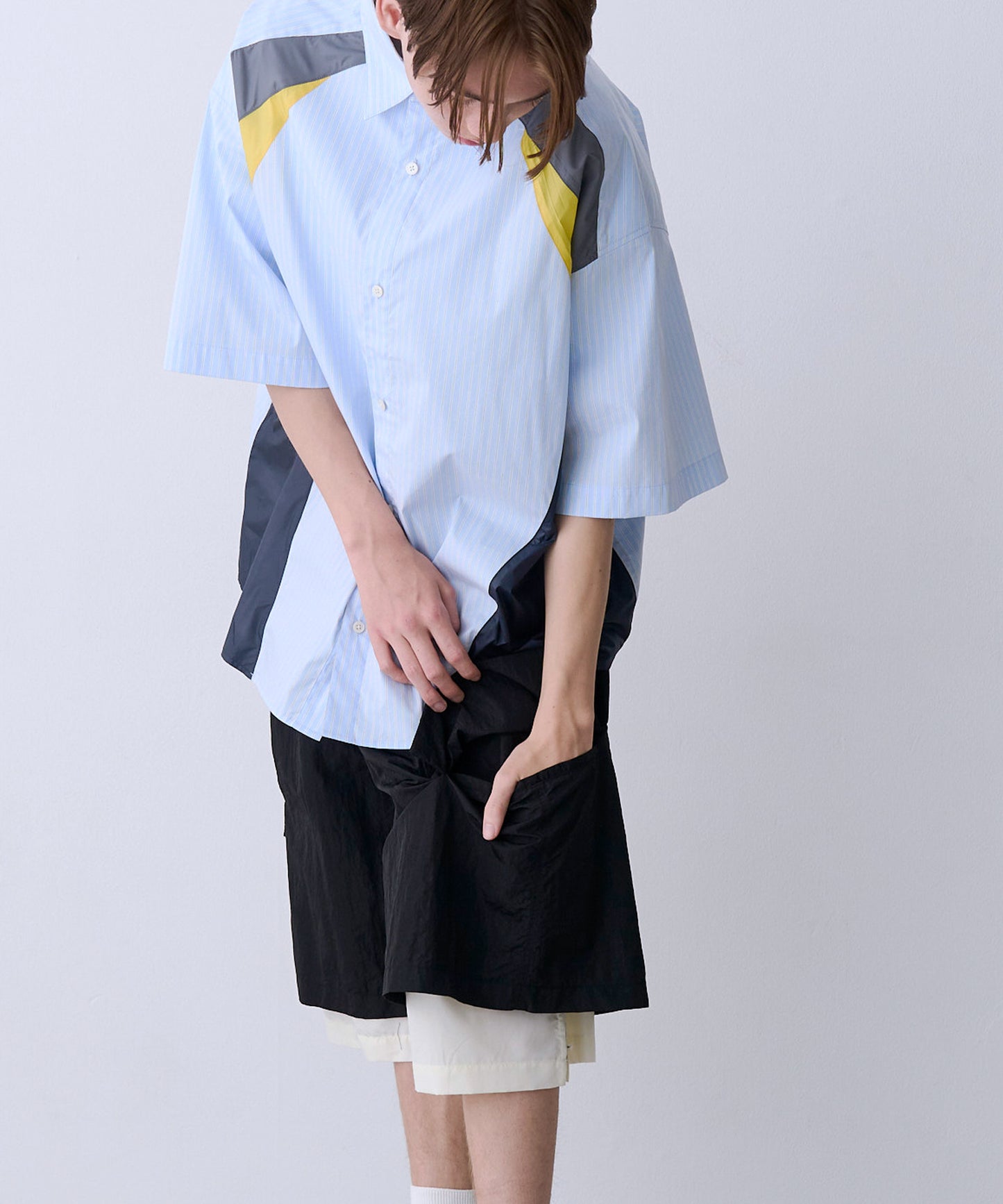 【一部予約】LAYERD WIDE SHORTPANTS
