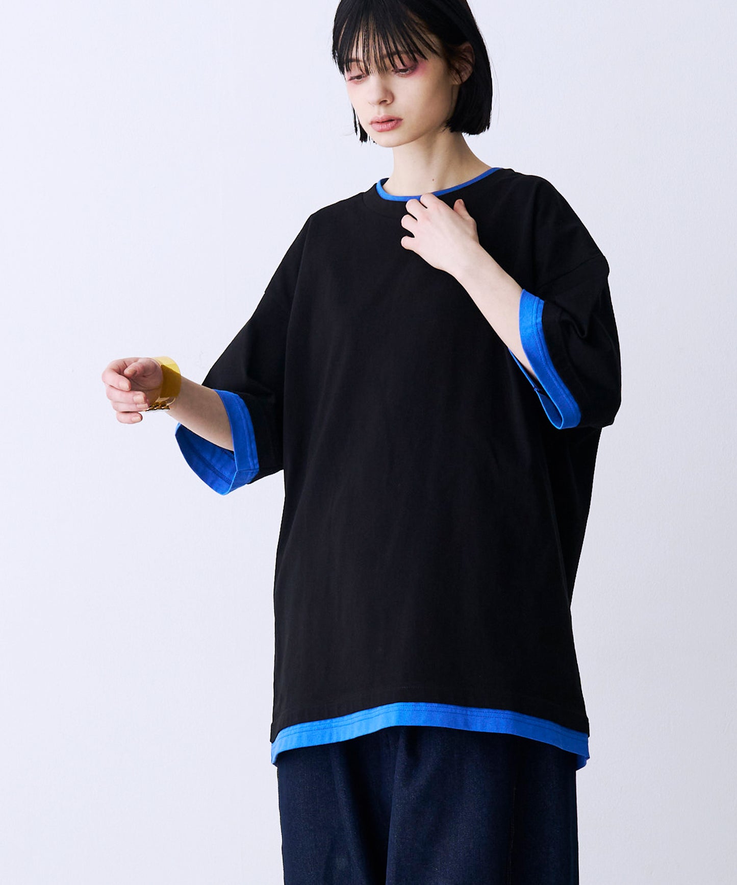 FAKE LAYERD LOGO TEE