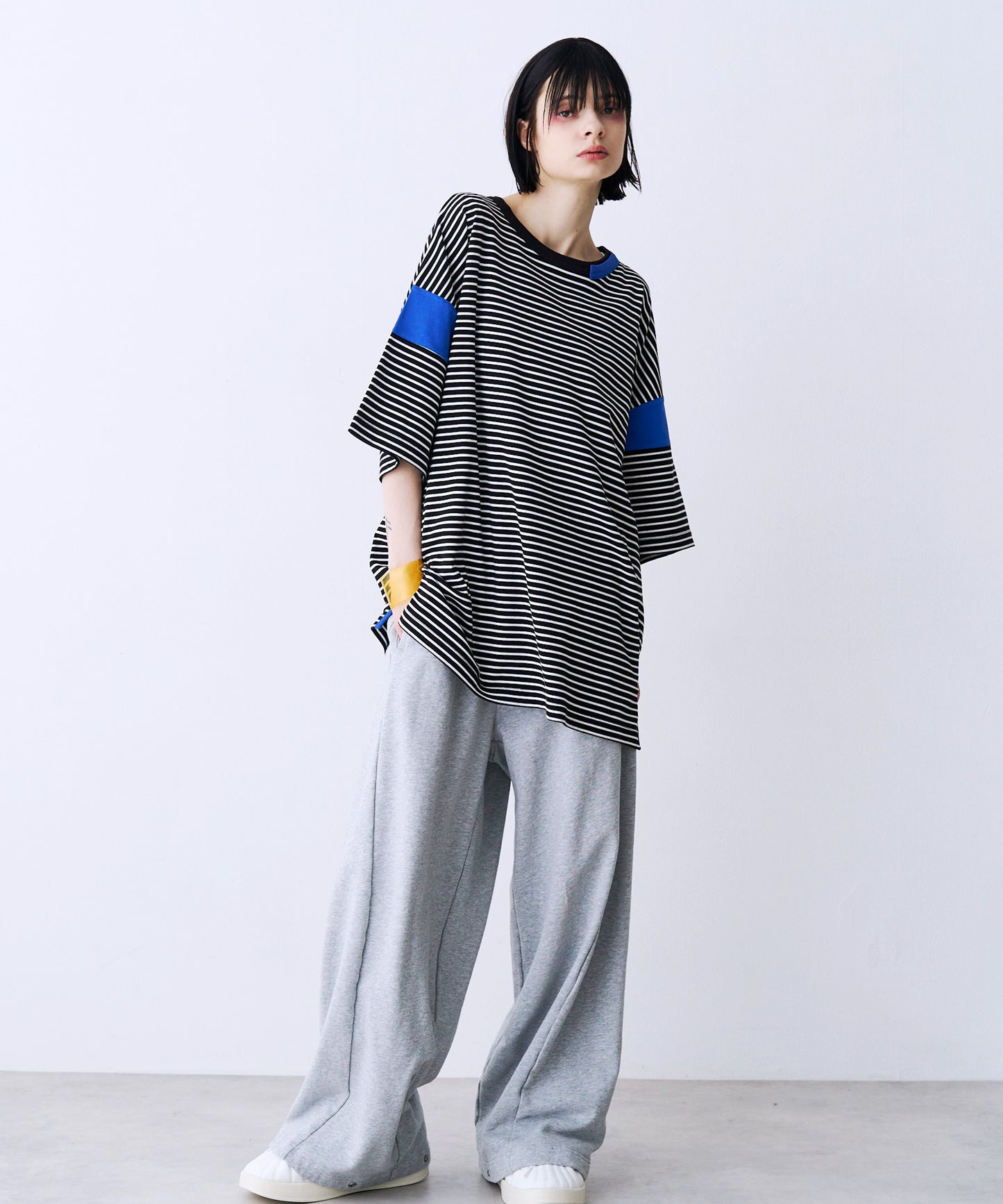 【一部予約】BLOCKING BORDER TEE