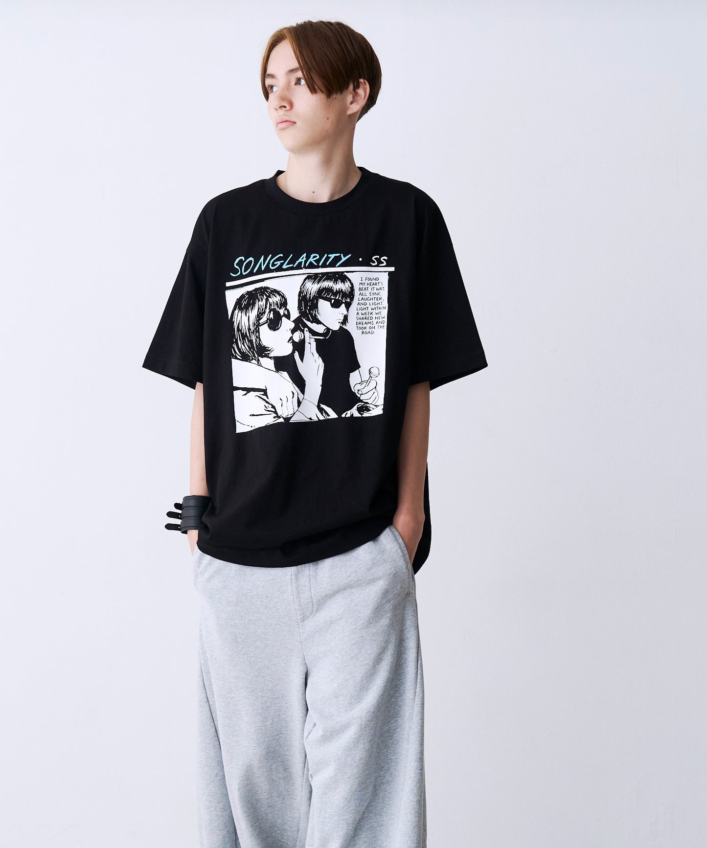 【SALE】HAND DREW PRINT TEE
