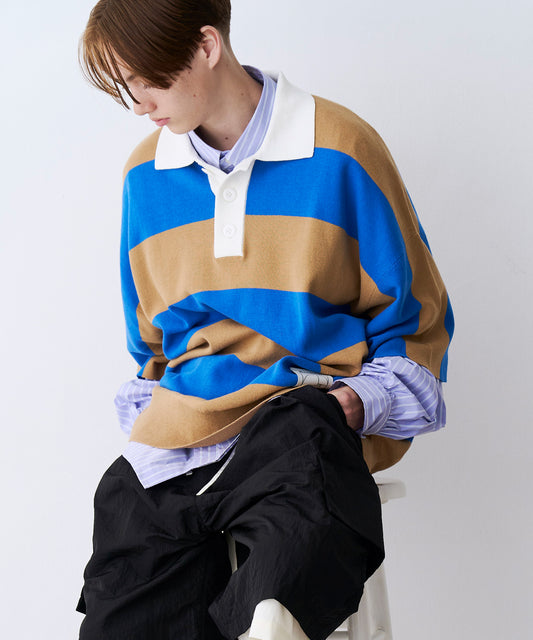 【予約商品】OVER RUGGER KNIT POLO