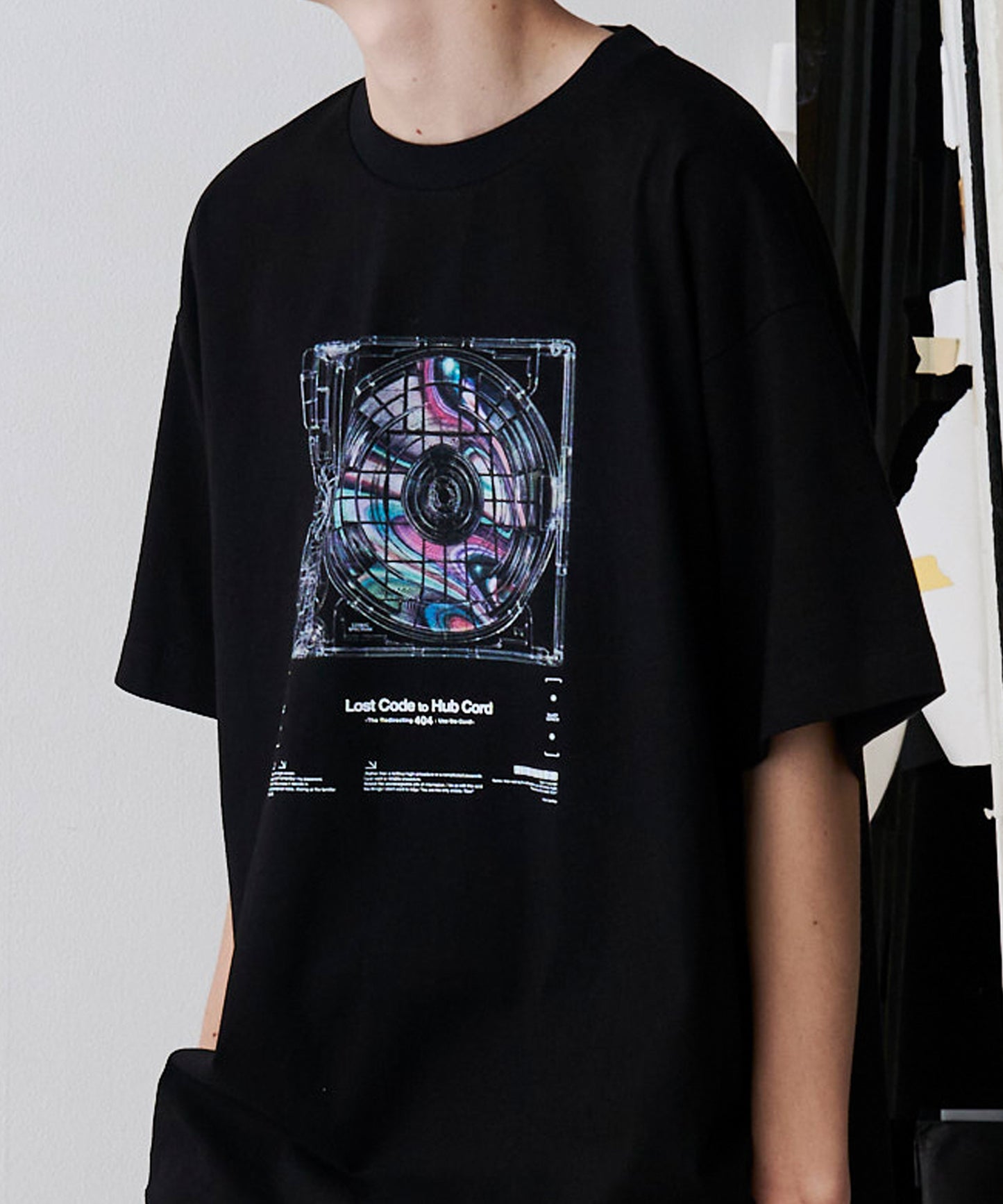 【SALE】CORD DISC PRINT TEE
