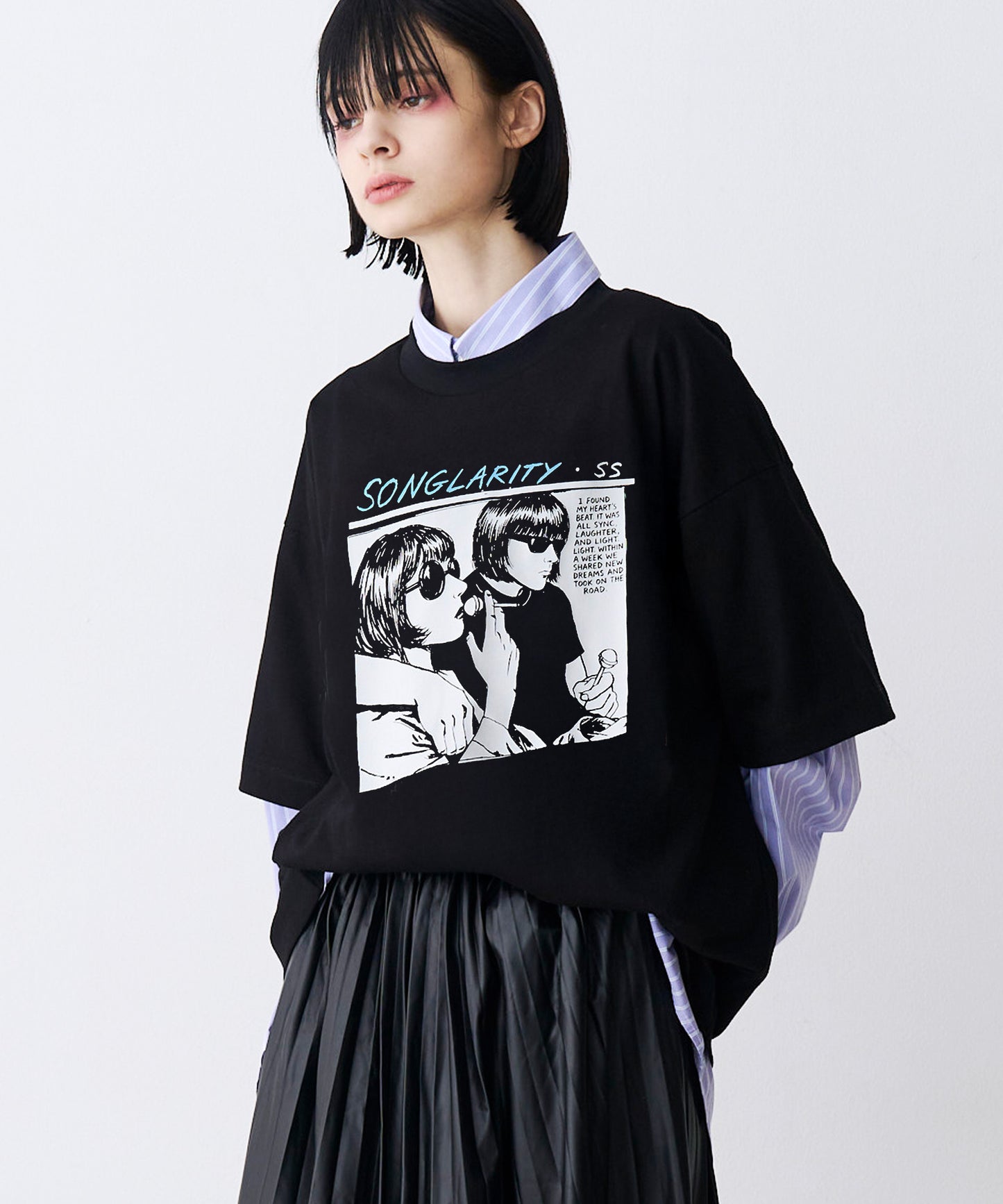 【SALE】HAND DREW PRINT TEE