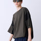 SATIN MIX BLOCK TEE