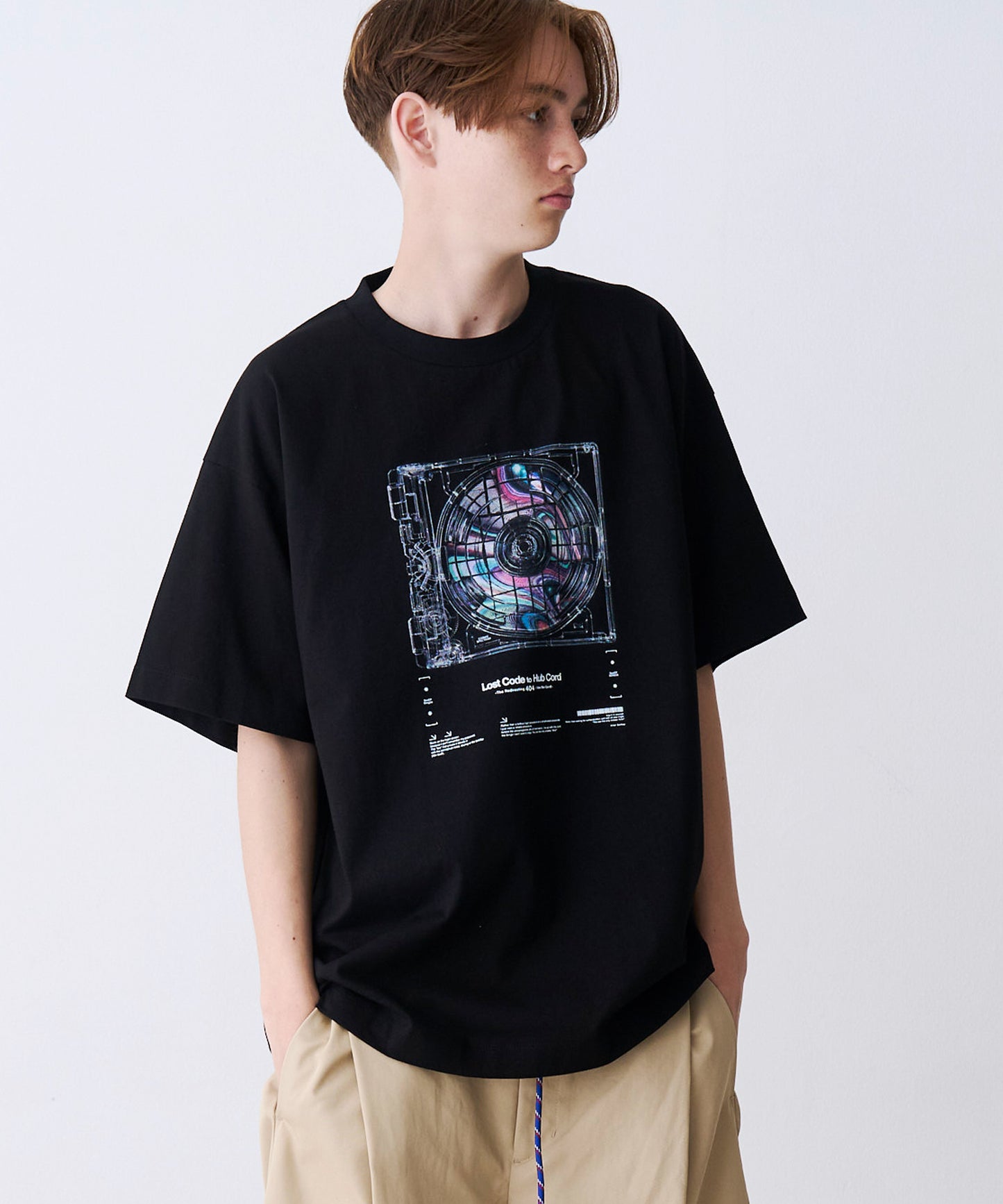 【SALE】CORD DISC PRINT TEE