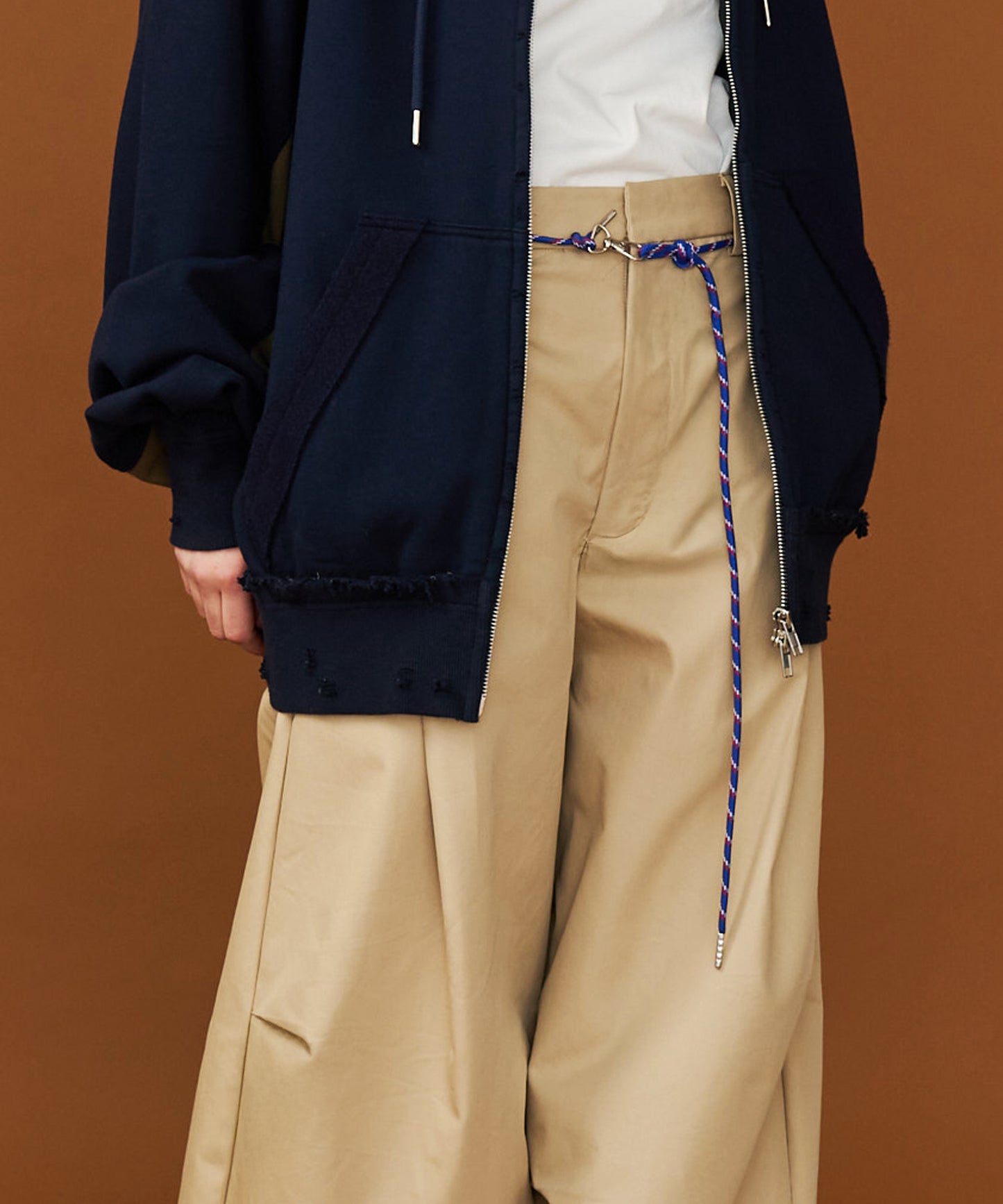 【予約商品】CORD BELT CURVE PANTS