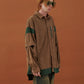 CORDUROY 2WAY BLOCK SHIRTS