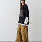 DOUBLE KNEE CURVE PANTS