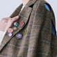 LAYERED TAILORED JACKET with BADGE