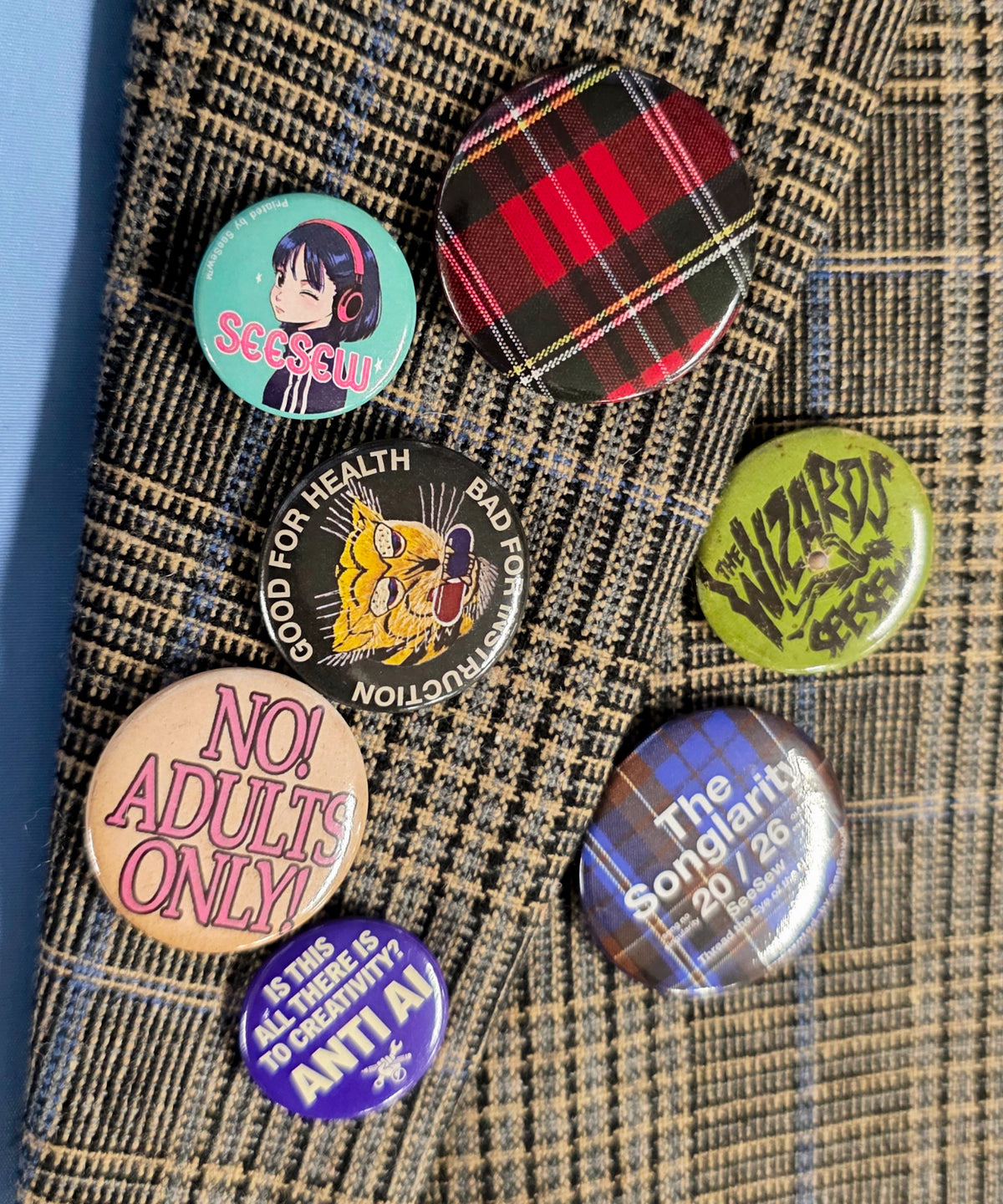 LAYERED TAILORED JACKET with BADGE