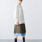 LAYERED PLEATS WRAP SKIRT