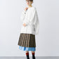 LAYERED PLEATS WRAP SKIRT