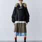 LAYERED PLEATS WRAP SKIRT