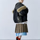LAYERED PLEATS WRAP SKIRT