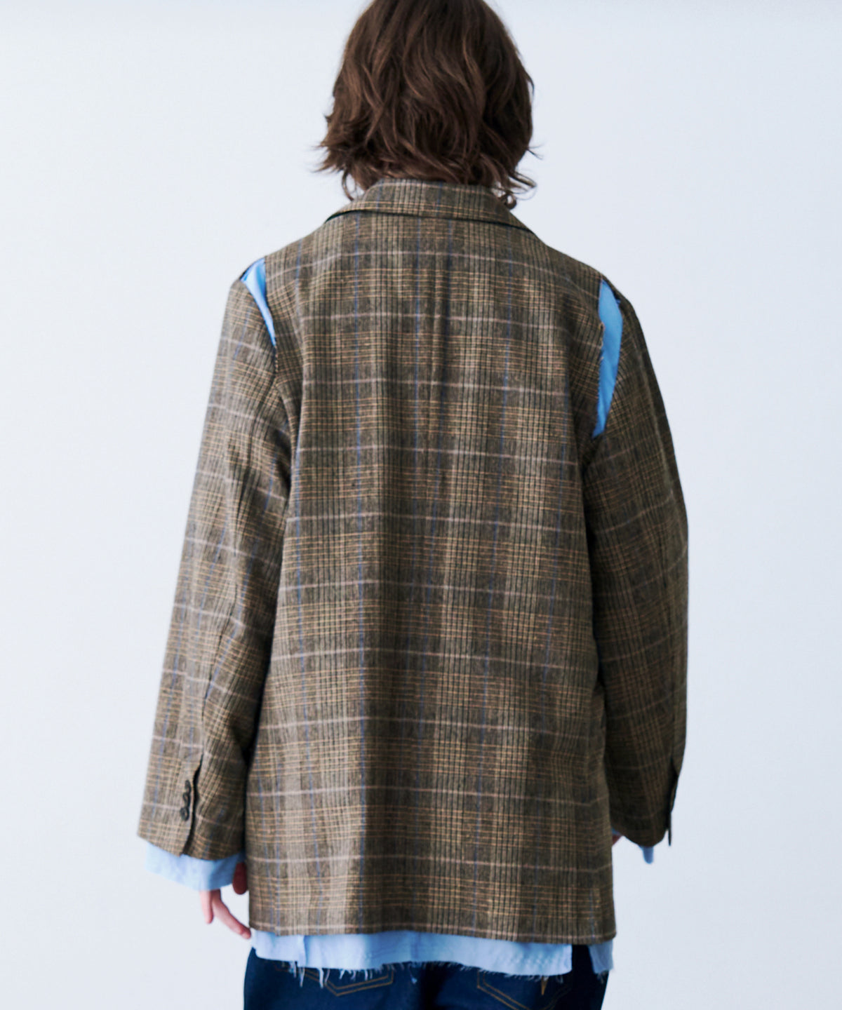 LAYERED TAILORED JACKET with BADGE
