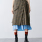 LAYERED PLEATS WRAP SKIRT