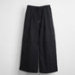 【25AW先行予約】2-ZIP BONTAGE WIDE PANTS