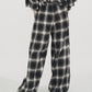 【SALE】2-ZIP DAMAGE  CHECK  PANTS