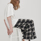 【SALE】2-ZIP DAMAGE  CHECK  PANTS