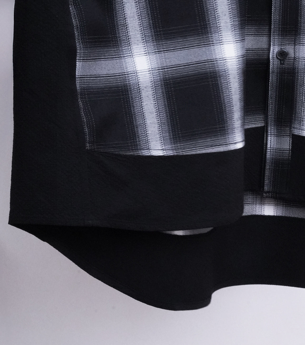 【25AW先行予約】SOLID CHECK OVER SHIRTS