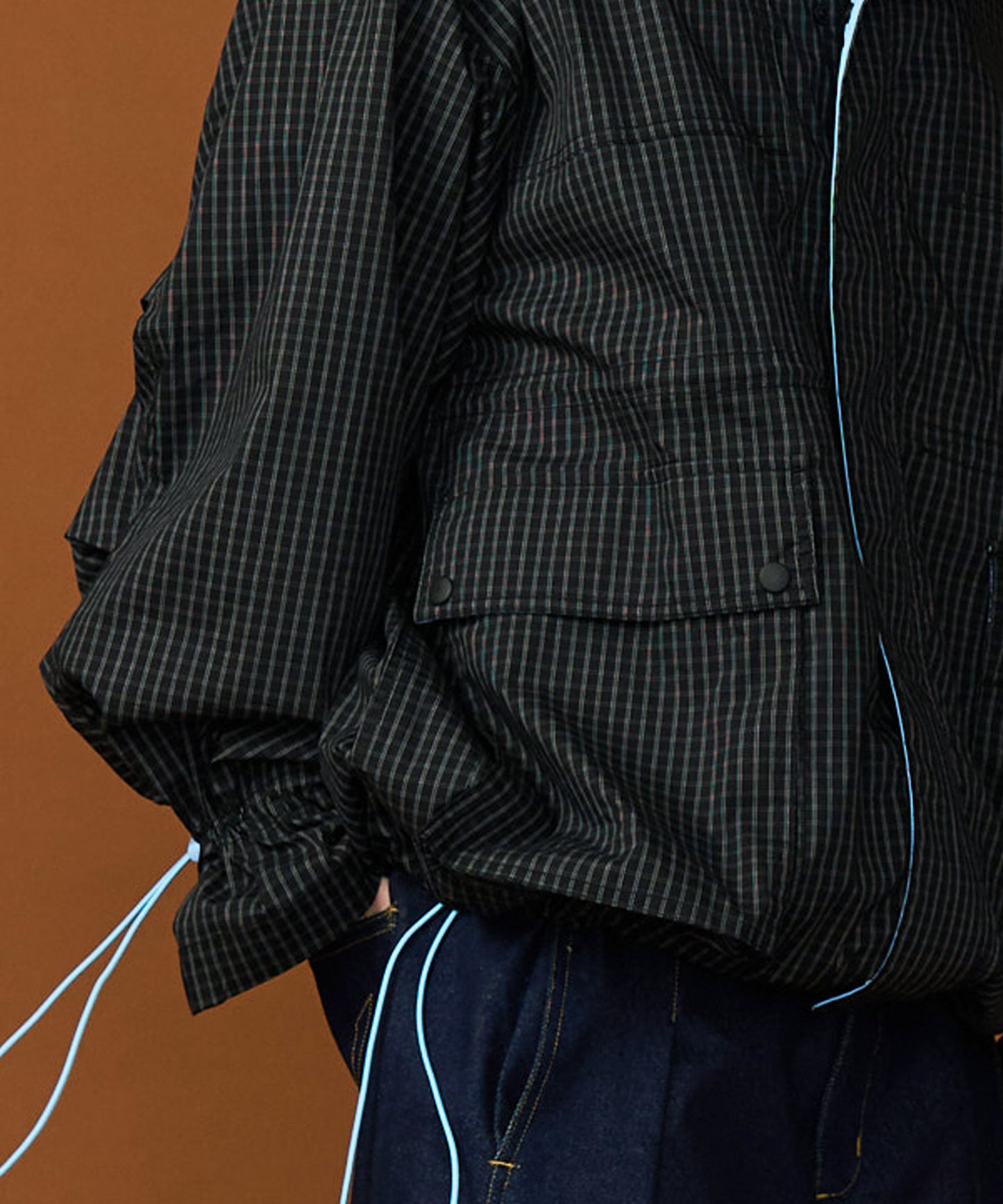 【予約商品】CORD DESIGN CHECK BLOUSON