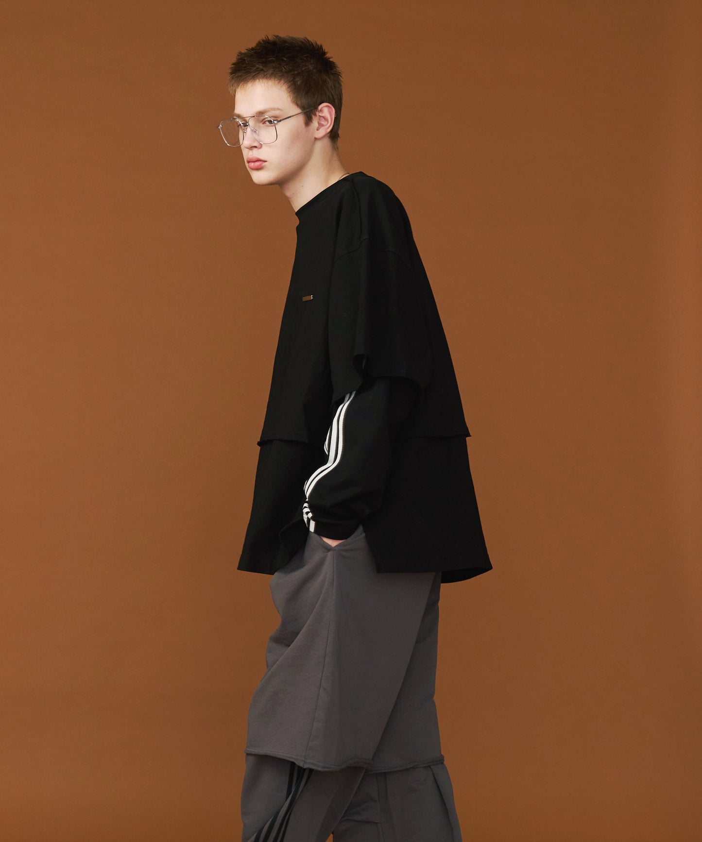 【予約商品】LAYERD LINE LONG TEE