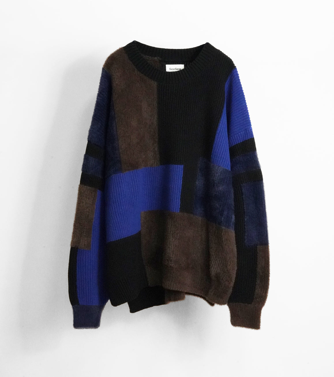 【25AW先行予約】MIXYARN PATCHWORK KNIT
