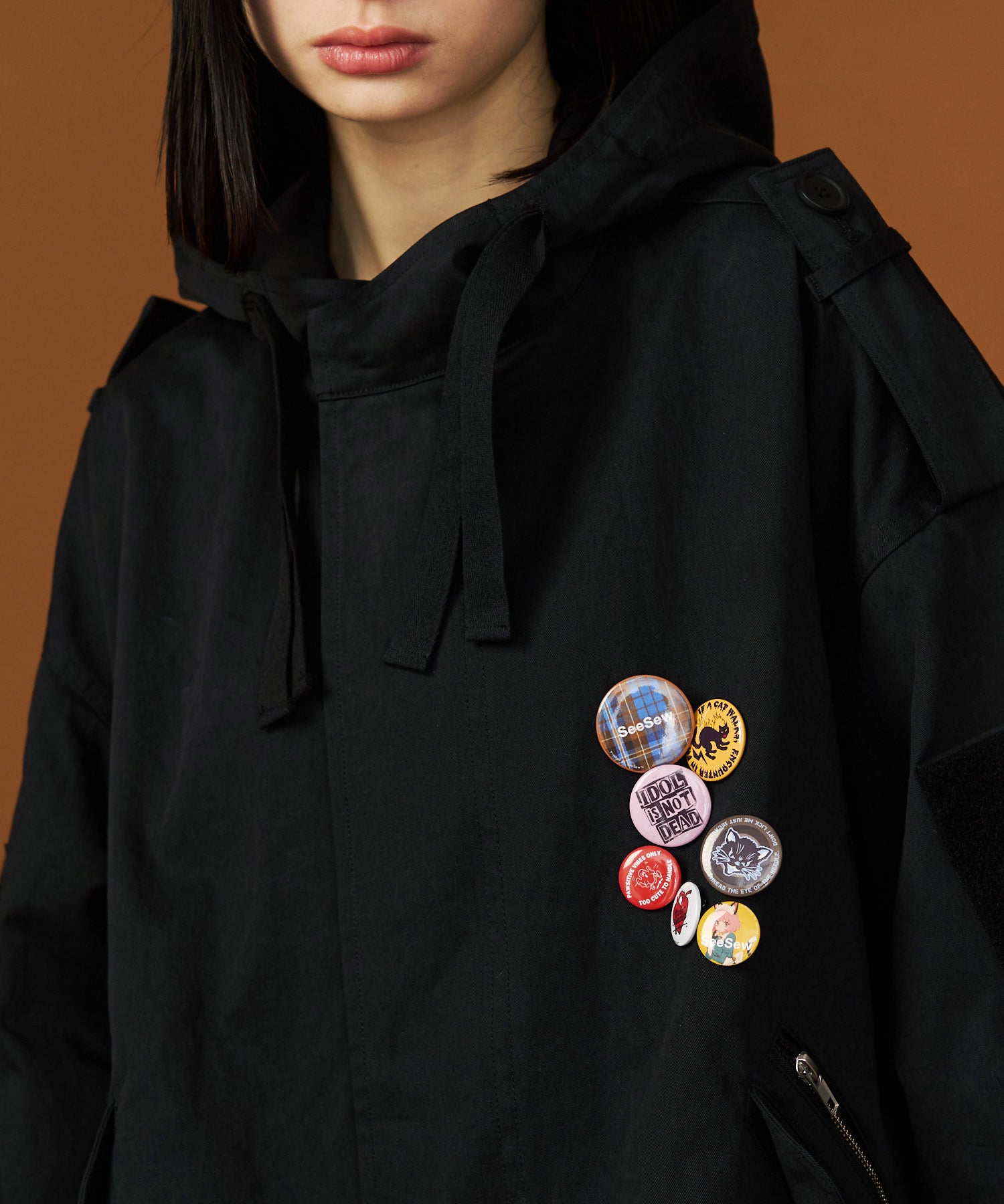 SHORT MODS BLOUSON with BADGE – seesew