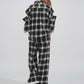 【SALE】2-ZIP DAMAGE  CHECK  PANTS