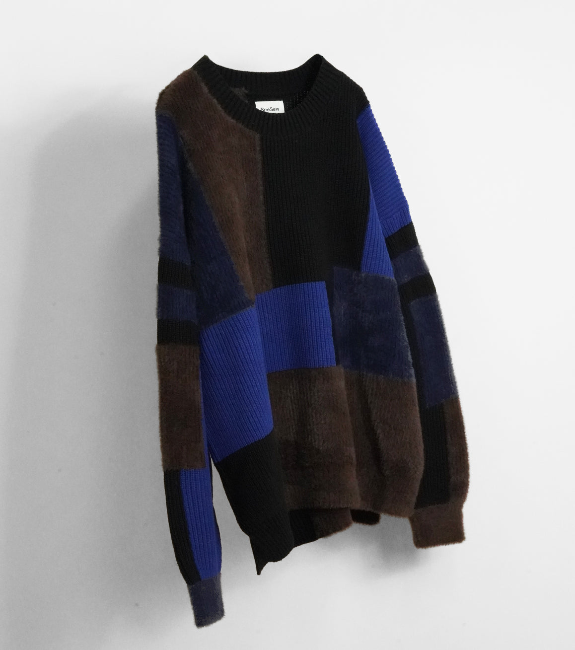 【25AW先行予約】MIXYARN PATCHWORK KNIT
