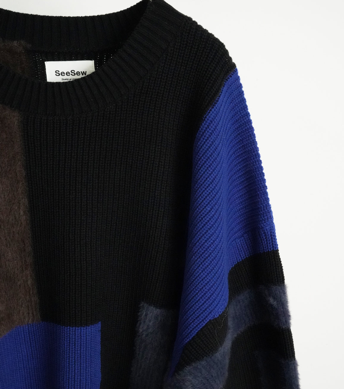 【25AW先行予約】MIXYARN PATCHWORK KNIT